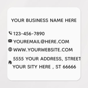 Business Company Address Personalised Professional