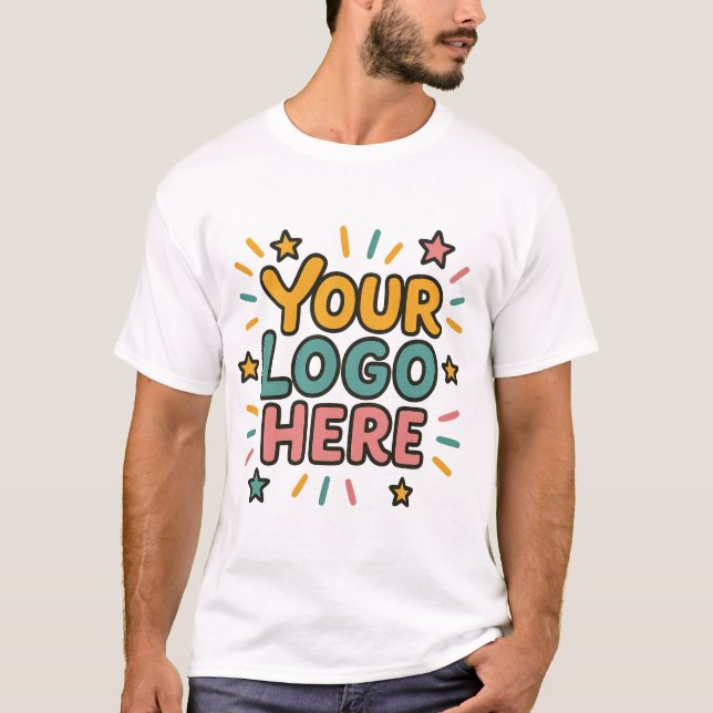 Business, Company, Advertising Your Logo Here T-Shirt (Front)