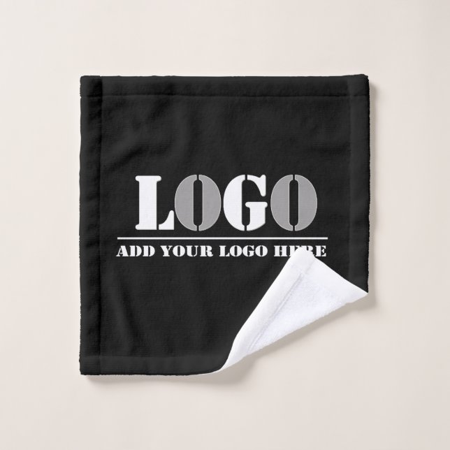 Business Company Black Create Your Own Picture   Wash Cloth (Wash Cloth)