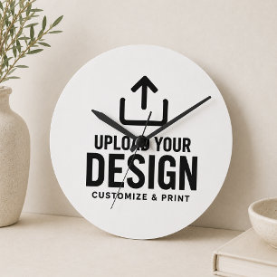 Business Company Branded Personalised Custom  Large Clock