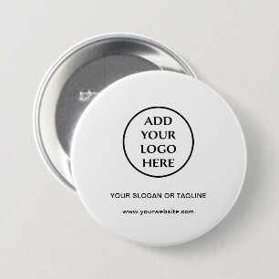 Business Company Corporate Professional Plain Logo 7.5 Cm Round Badge