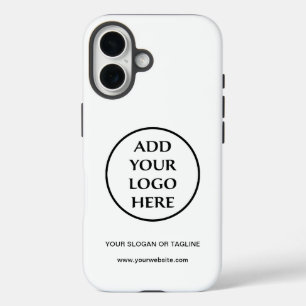 Business Company Corporate Professional Plain Logo iPhone 16 Case