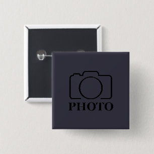 Business Company Create Your Own Custom Template 15 Cm Square Badge