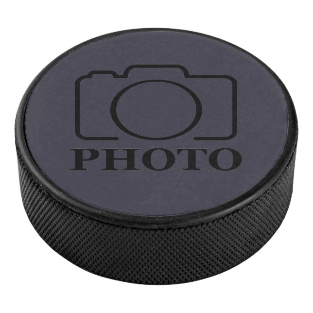 Business Company Create Your Own Custom Template Hockey Puck (3/4)