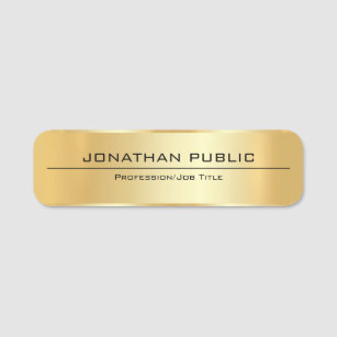Business Company Employee Safety Pin Or Magnetic Name Tag