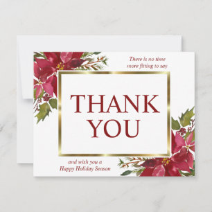 Business Company Holiday Christmas Thank You LOGO