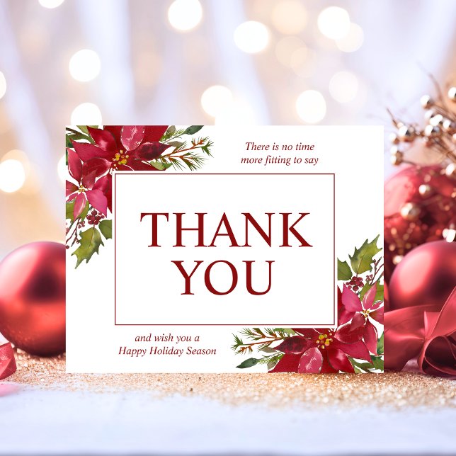 Business Company Holiday Christmas Thank You LOGO (Business Company Holiday Christmas Thank You LOGO)
