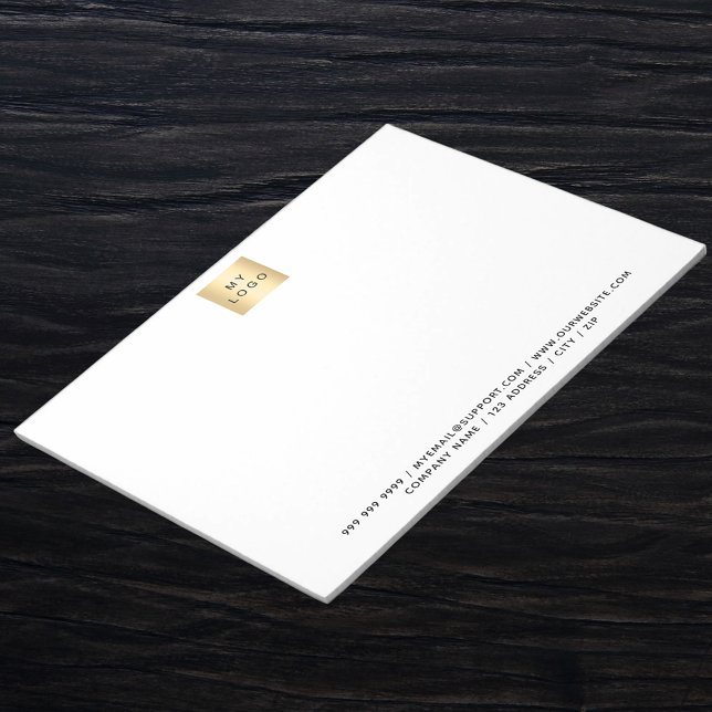 Business company logo brand colour notepad (Creator Uploaded)