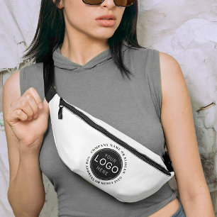 Business Company Logo Brand Modern Swag Custom Bum Bags