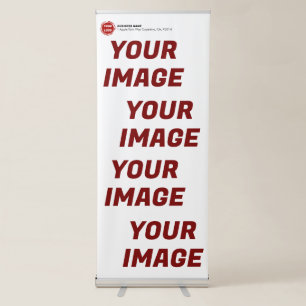 Business Company Logo CUSTOM Retractable Banner
