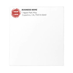 Business Company Logo CUSTOMIZABLE Notepad