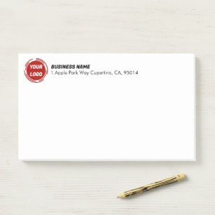 Business Company Logo CUSTOMIZABLE Post-it Notes