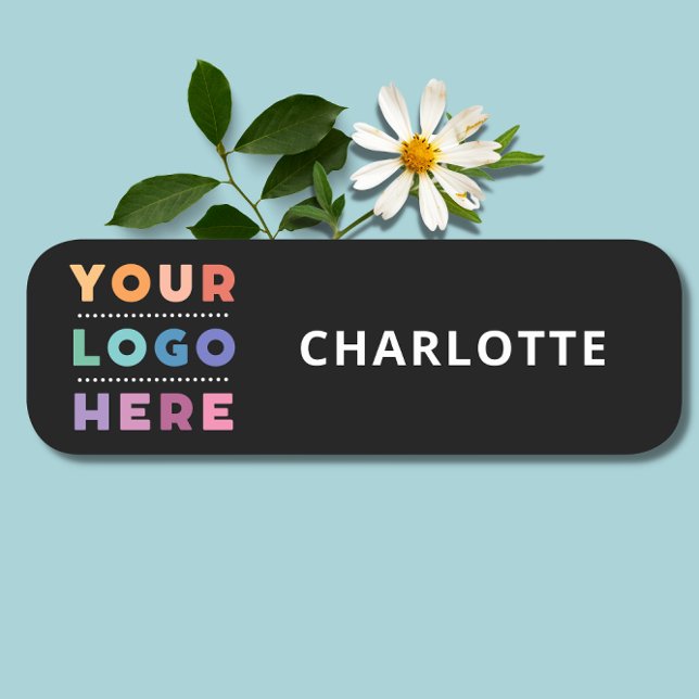 Business Company Logo Employee Name Tag (Creator Uploaded)