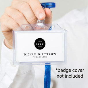 Business company logo identification name ID ID Badge
