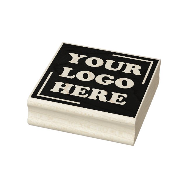 Business Company Logo Promo Rubber Stamp (Stamp)