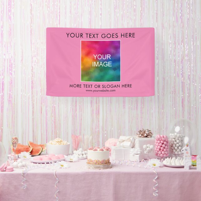 Business Company Logo Text Here Modern Elegant Banner (Party)