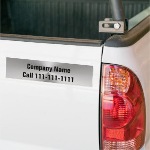 Business Company Name Phone Number Template Bumper Sticker
