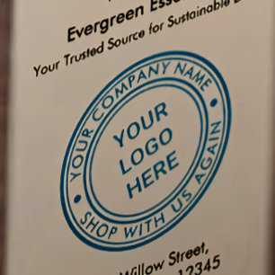 Business Company Name Professional Brand Logo Self-inking Stamp