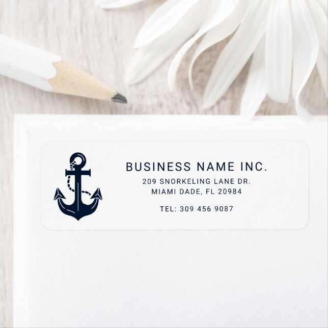 Business Company Nautical Anchor Custom (Insitu)