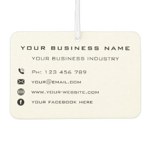 Business Company Promotional Air Freshener Gift