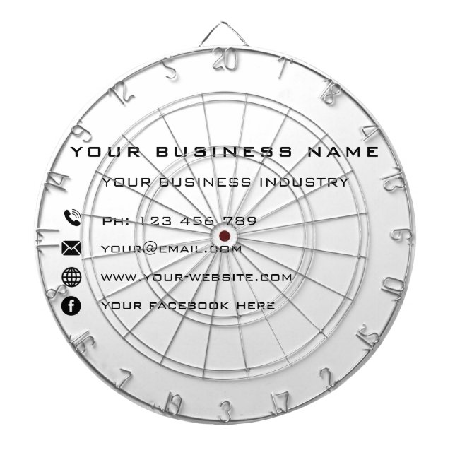 Business Company Promotional Office Dartboard Gift (Front)