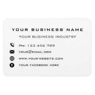 Business Company Promotional Personalised - Modern Magnet