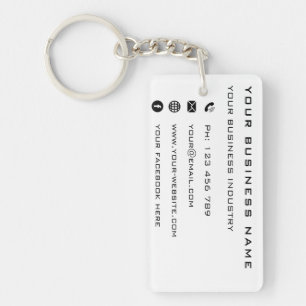 Business Company Promotional Personalised Special  Key Ring