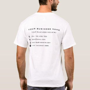 Business Company Promotional Professional Custom T-Shirt