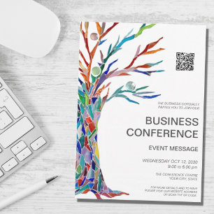 Business Conference Event QR Code Invitation