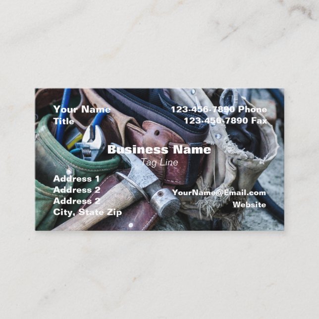 Business Construction HAMbyWG Card (Front)