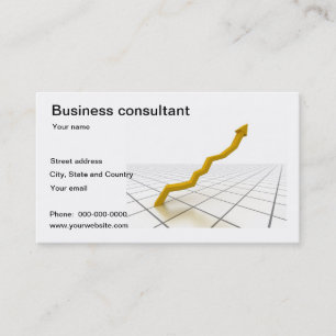 Business consultant business card