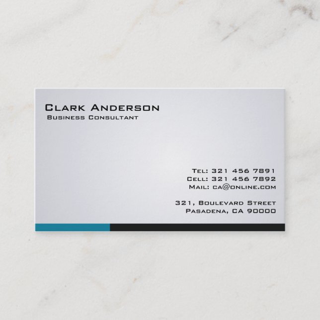 Business Consultant - Business Cards (Front)
