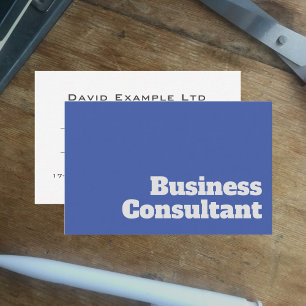 Business Consultant Card