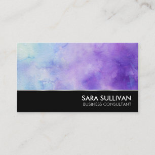 Business Consultant Elegant Watercolor Card