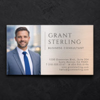Business Consultant Photo Metallic
