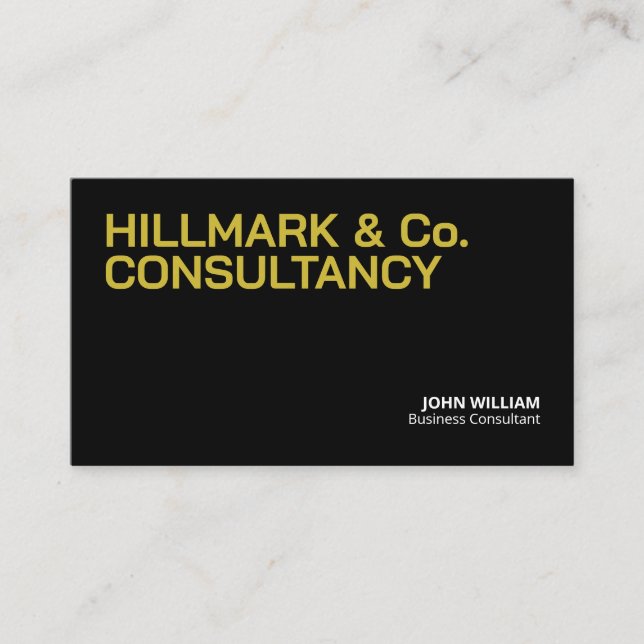 Business Consultant Profesional Cards With QR Code (Front)