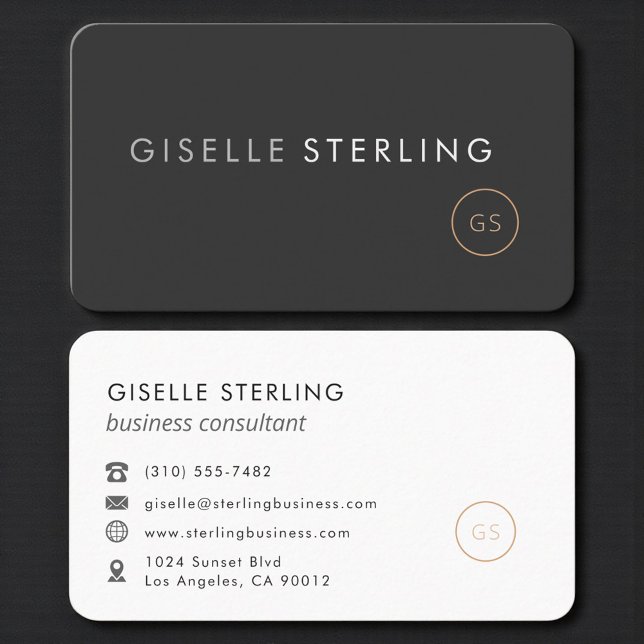 Business Consultant Professional Business Card (Creator Uploaded)
