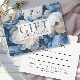 BUSINESS CONTROL CERTIFICATE Floral