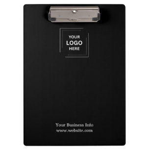 Business Corporate Company Minimalist Custom Logo Clipboard