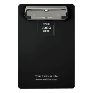 Business Corporate Company Minimalist Custom Logo Mini Clipboard