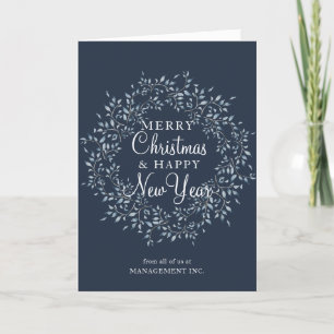 Business Corporate Holiday New Year Christmas Card