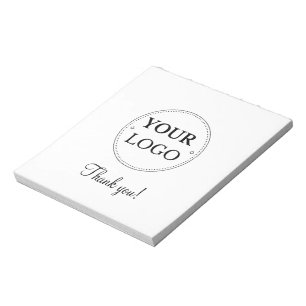Business Corporate Logo Custom Message Notepad