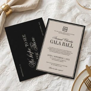 Business Corporate Old Money Timeless Event Party Invitation