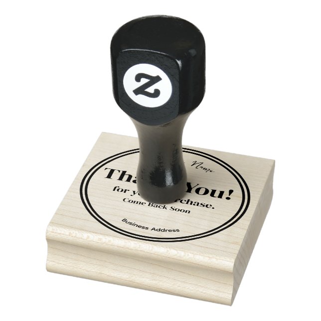 BUSINESS CUSTOMIZABLE THANK YOU . RUBBER STAMP (Stamp)