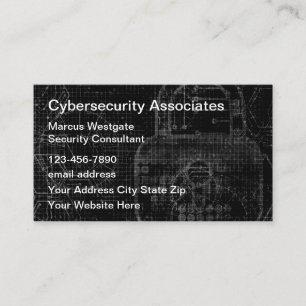 Business Cyberecurity Services Business Card