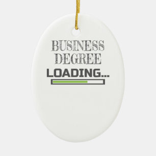 Business Degree Loading Business School Major Gift Ceramic Tree Decoration