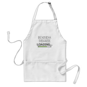 Business Degree Loading Business School Major Gift Standard Apron
