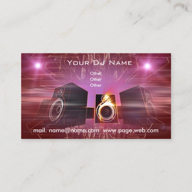 business_DJ Business Card (Front)