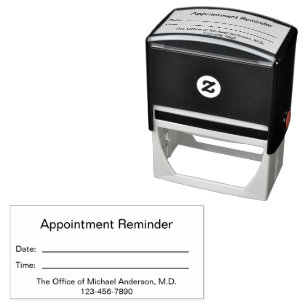 Business Doctor's Office Appointment Reminder Self-inking Stamp