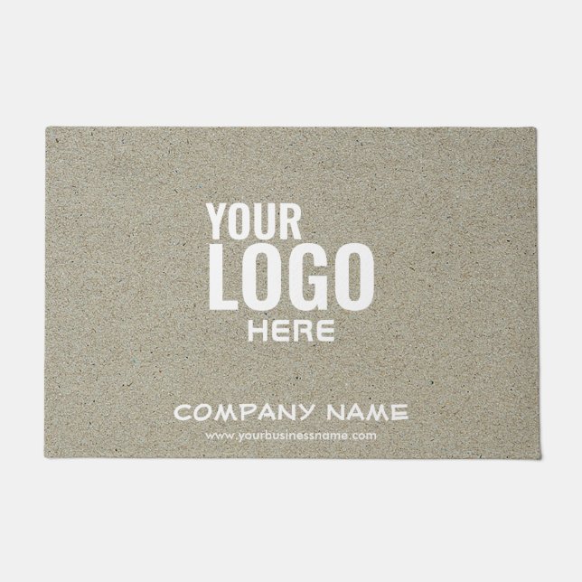 Business Door Mat Company Logo Welcome Doormat (Front)